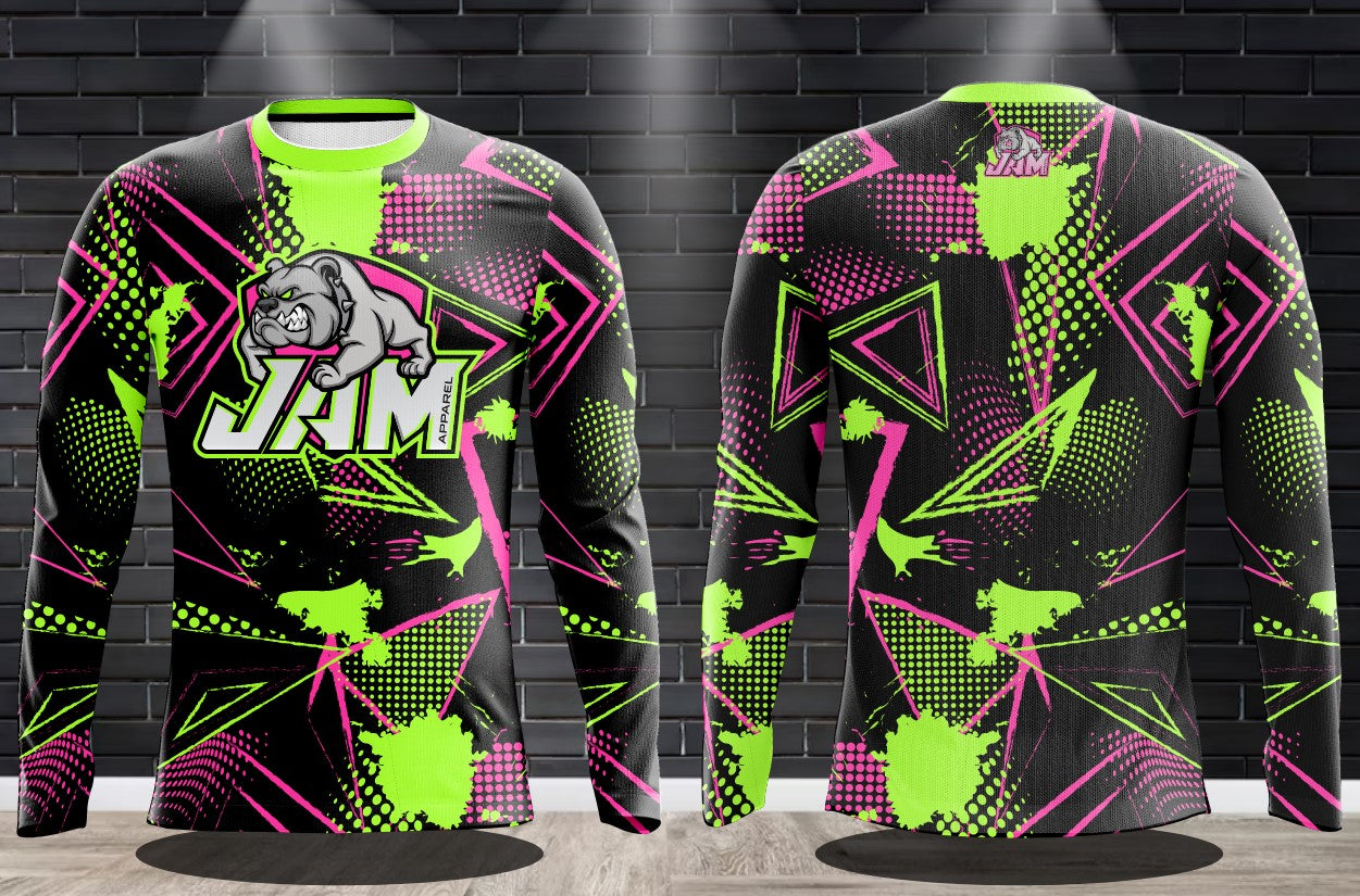 JAM OG Unorganized Symmetry Hot Slime Performance Longsleeve