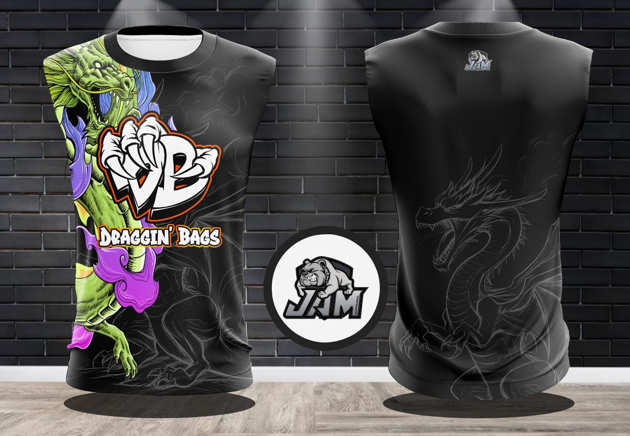(NEW)Draggin Bags Summer Vibes Performance Drifit Jersey and Sleeveless Jersey - 4 Available Colorways