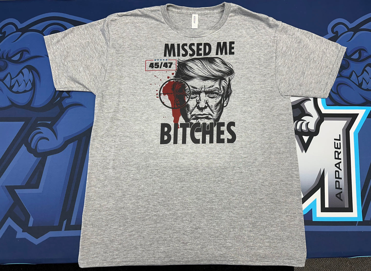 Missed Me Bitches Trump 45/47 Performance Soft Tee