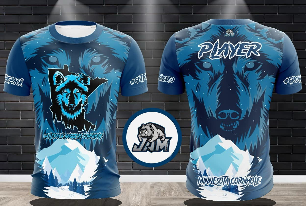 (NEW)Wolfpack Baggers Iced Out Performance Drifit Jersey