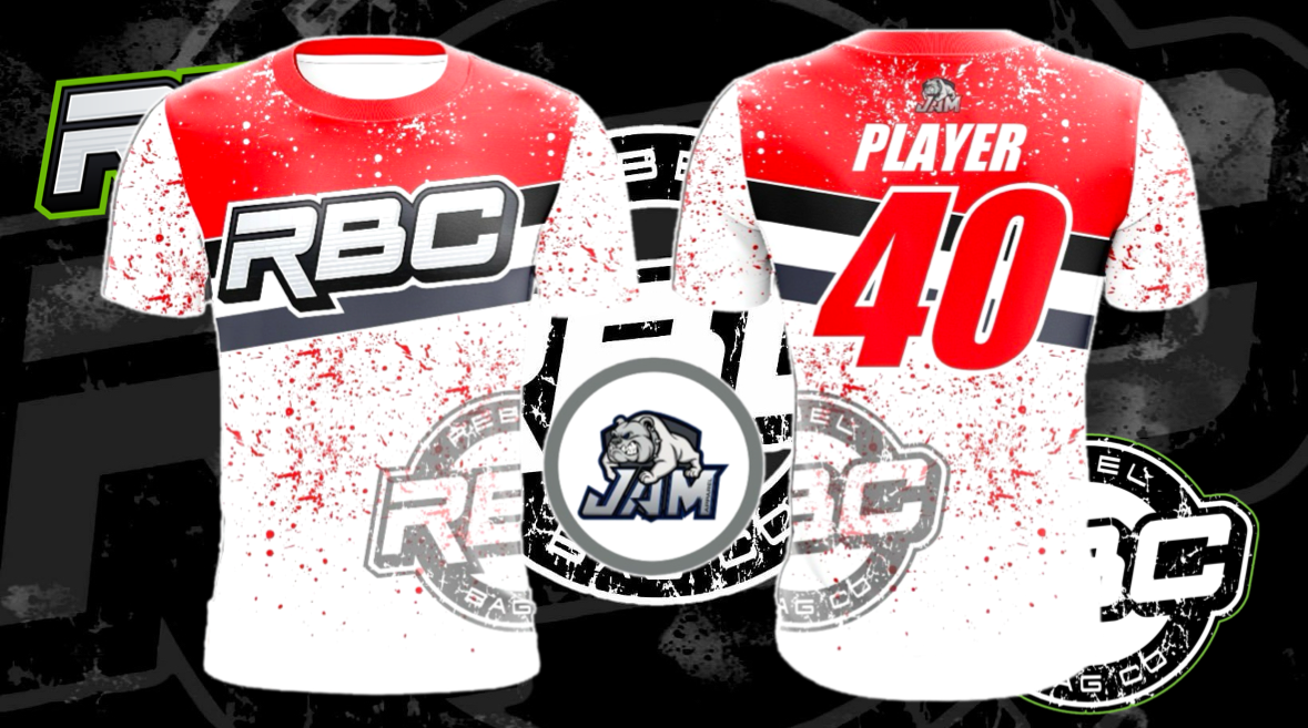 Rebel Bag Co. Splatter Jersey - Red/White