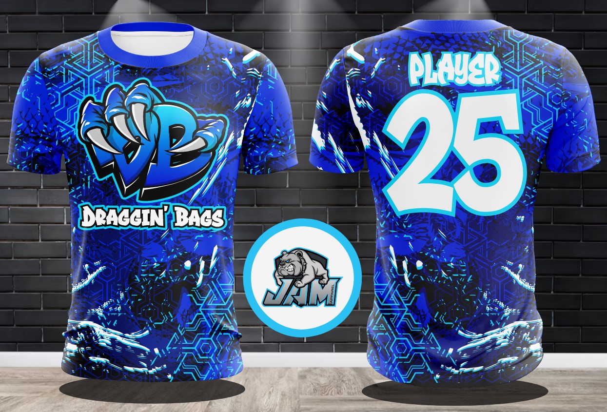 (NEW)Draggin Bags “Fresh” Jersey Designs - 5 Colorway Variations