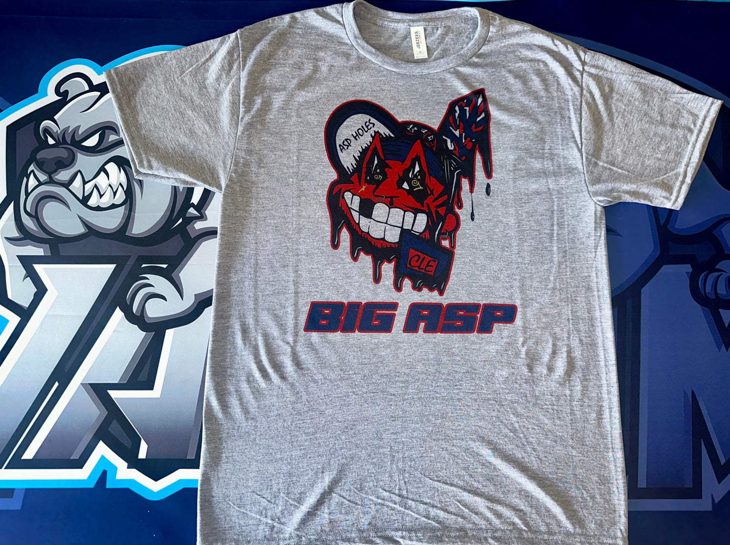 Big Asp Podcast Wahoo Soft Tee - Grey