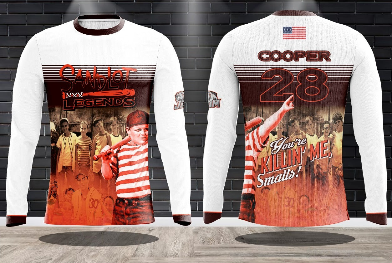 Sandlot Legends DriFit Performance Long Sleeve Jersey CLE Colorway