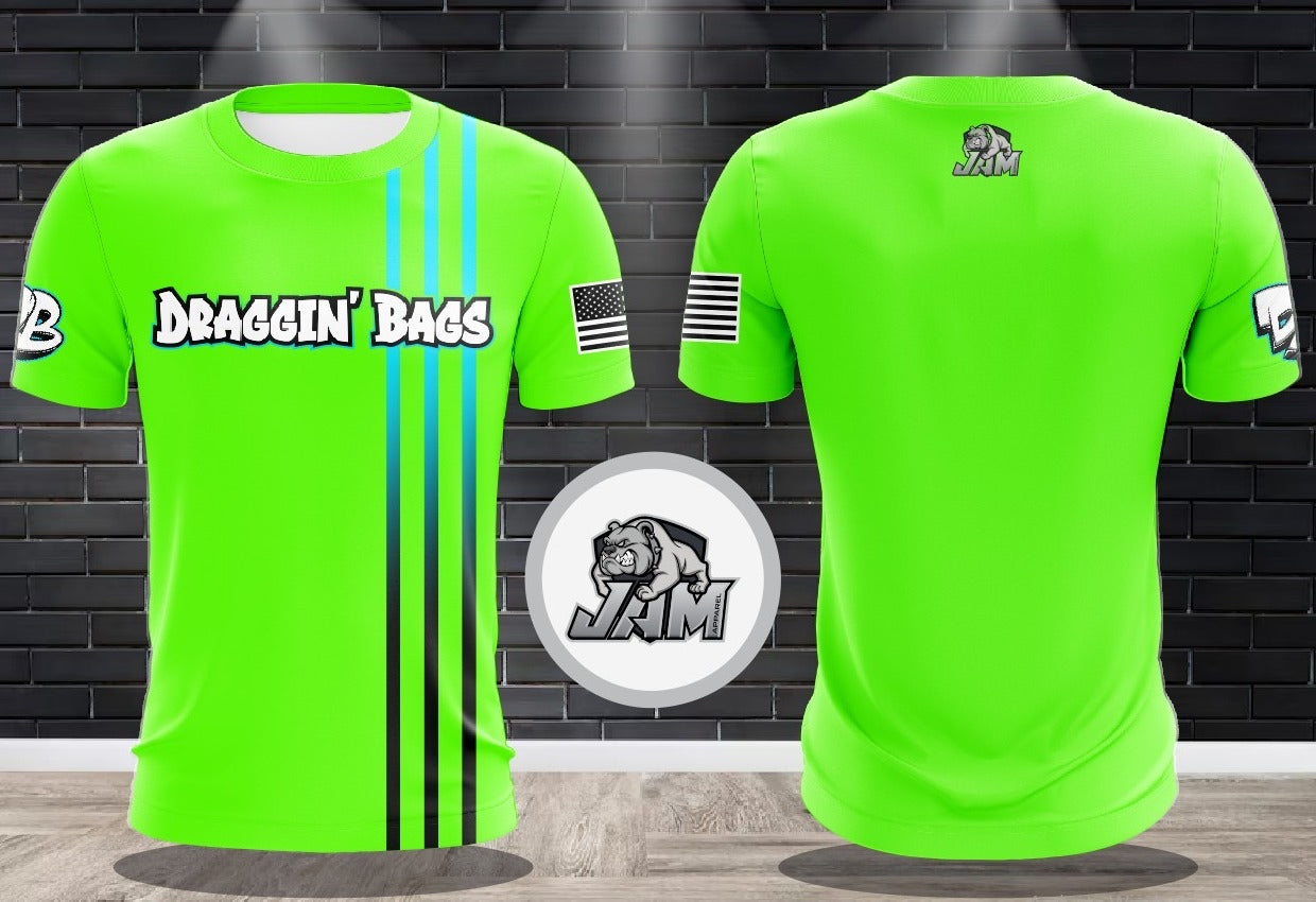 Draggin Bags 2024 Clean - Green Jersey or Cutoff