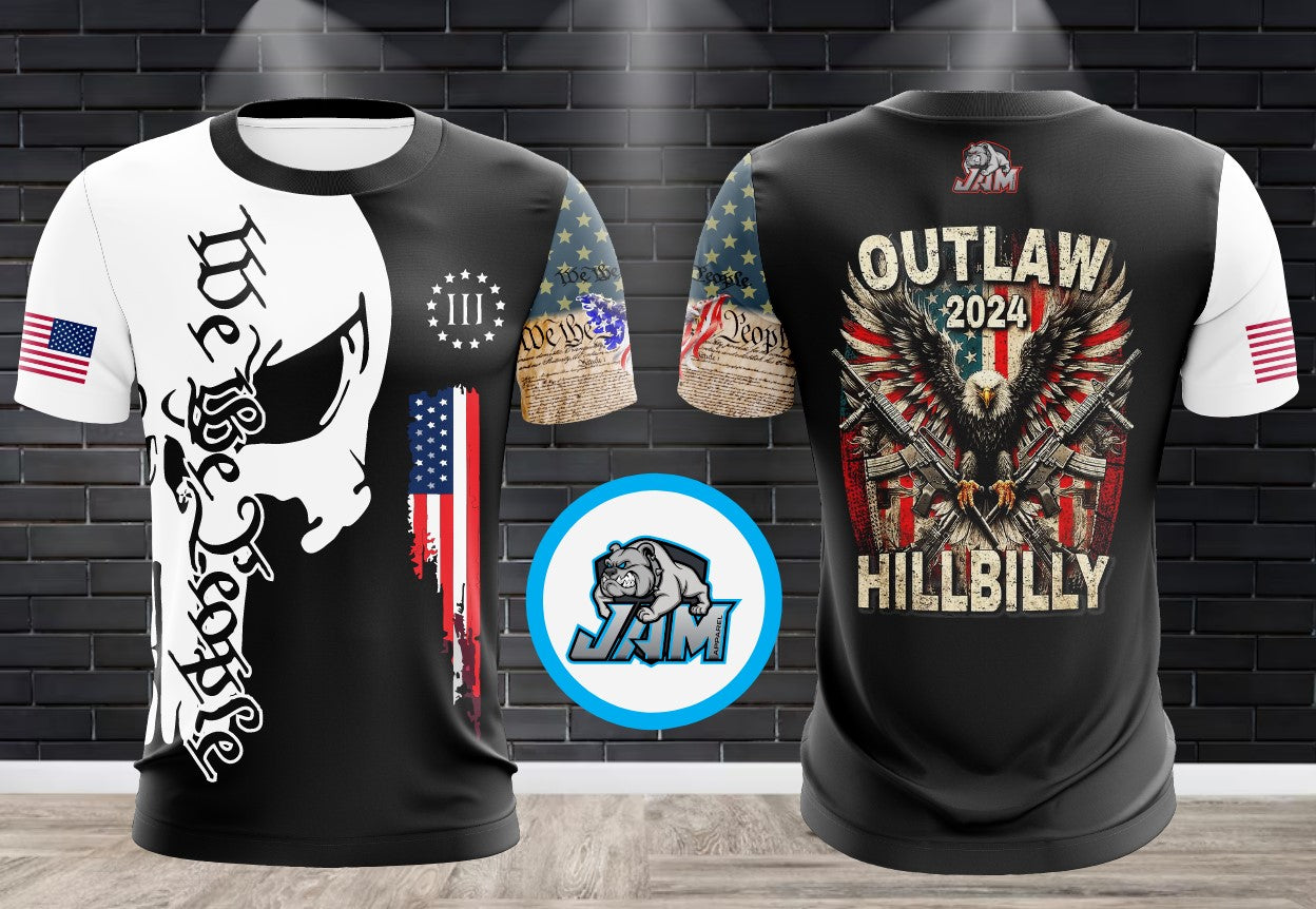 NEW We The People Outlaw Hillbilly 2024 Performance Drift Jersey JAM Apparel