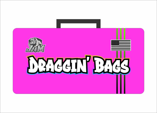 (NEW)Draggin Bags 2024 Clean Cornhole Bag Pouch - Pink Base