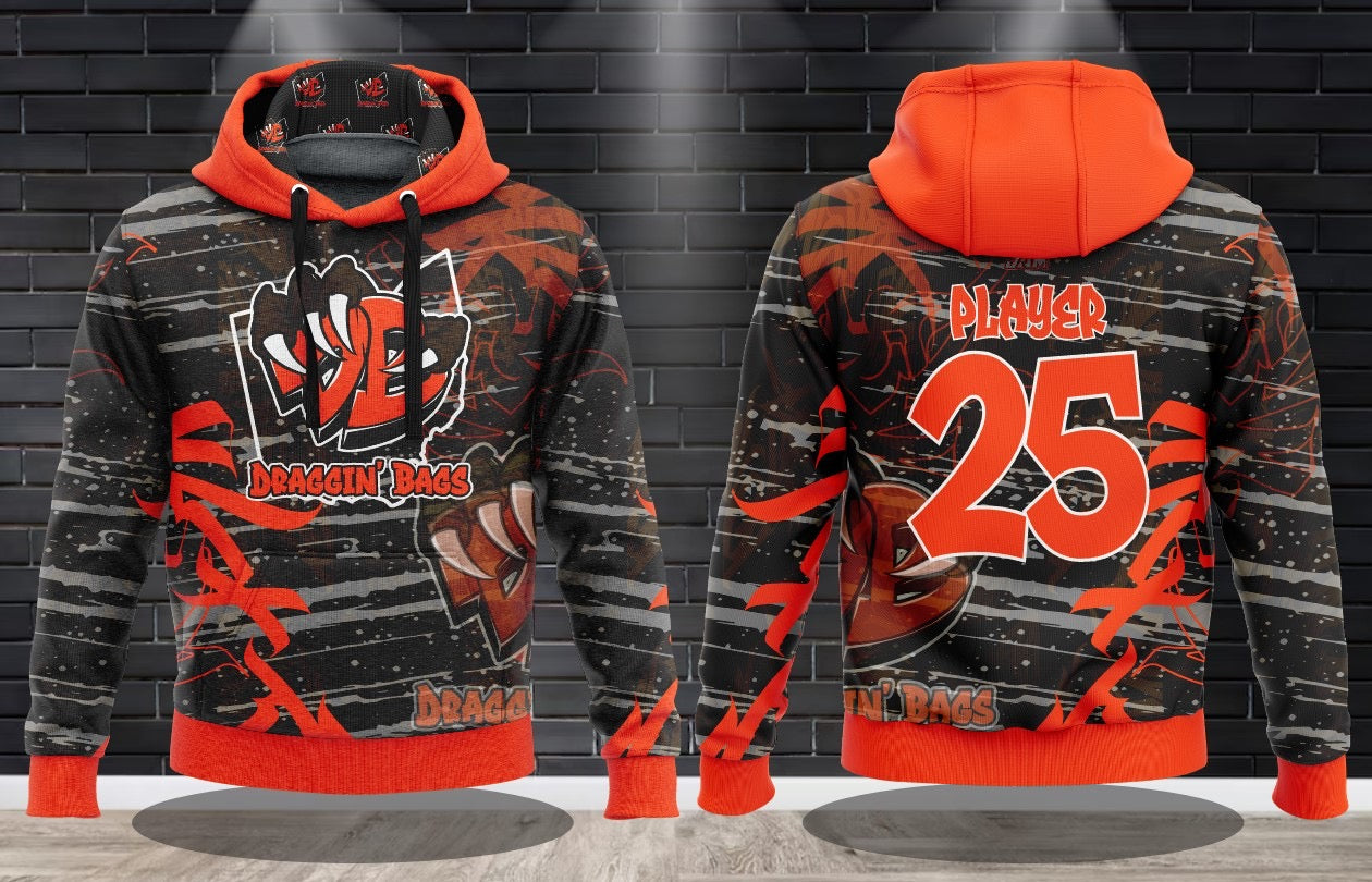(NEW)Draggin Bags Ohio Edition Performance Hooded Sweatshirt(s)