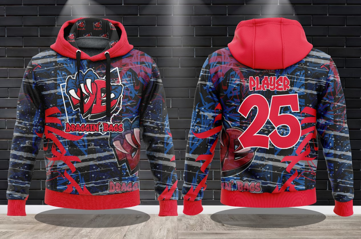 (NEW)Draggin Bags Ohio Edition Performance Hooded Sweatshirt(s)