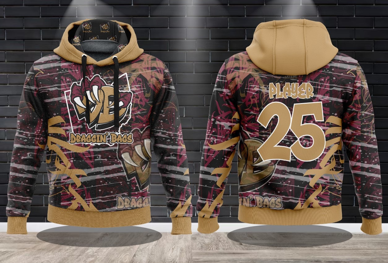 (NEW)Draggin Bags Ohio Edition Performance Hooded Sweatshirt(s)