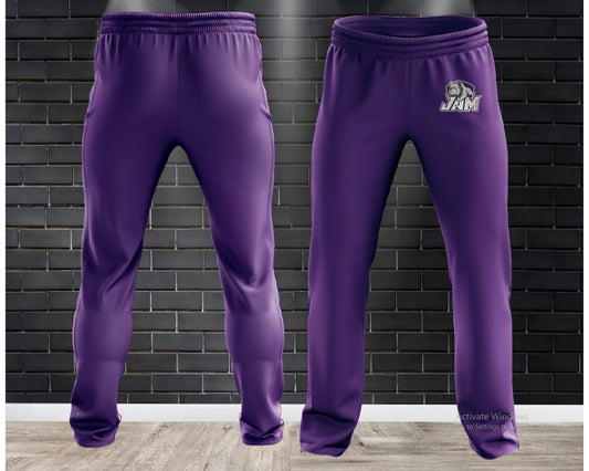 (NEW)JAM Performance Fleece Lined Pants Sweatpants - Purple