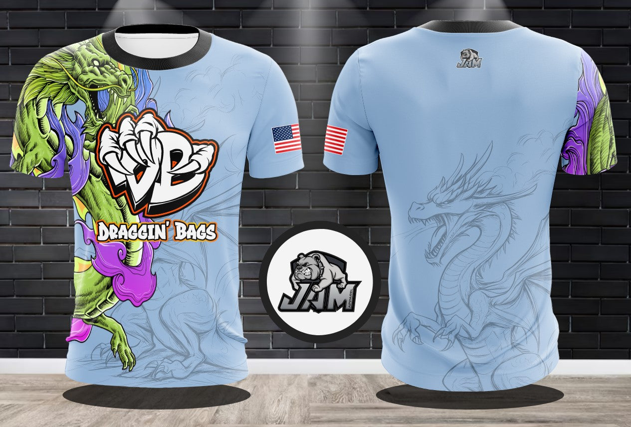 (NEW)Draggin Bags Summer Vibes Performance Drifit Jersey and Sleeveless Jersey - 4 Available Colorways