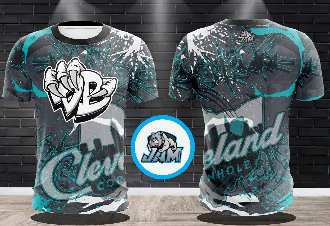 (NEW)Cleveland Cornhole Draggin Bags Edition Jerseys - 2 Colorways