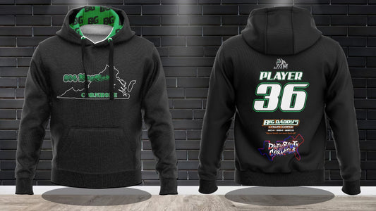 804 BagGodz Green/Black Performance Hooded Sweatshirt