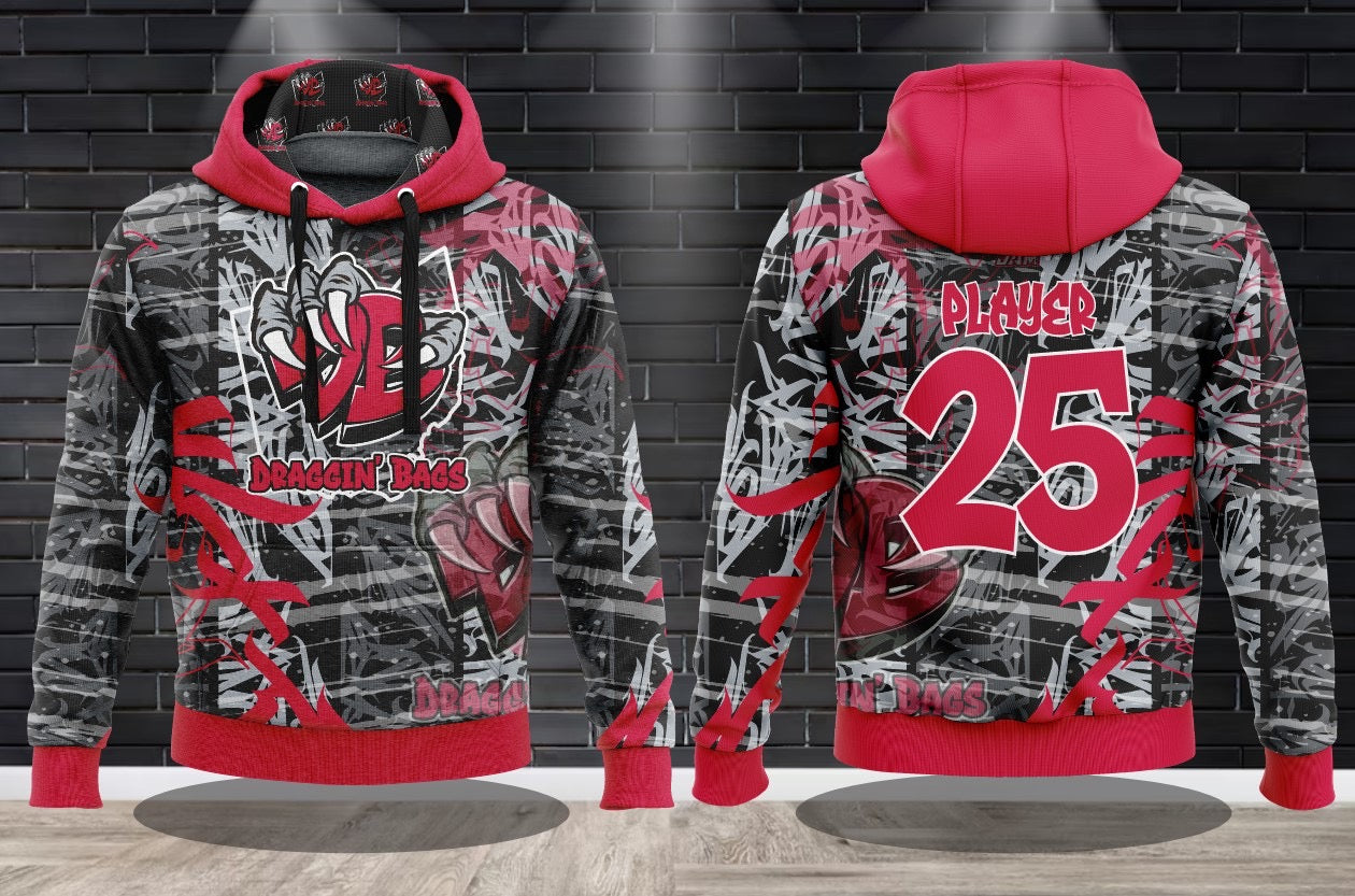 (NEW)Draggin Bags Ohio Edition Performance Hooded Sweatshirt(s)