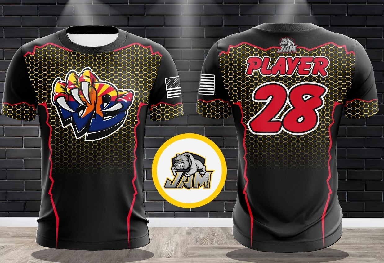 Draggin Bags Draggin Claw - Black Base Arizona Claw Jersey or Cutoff