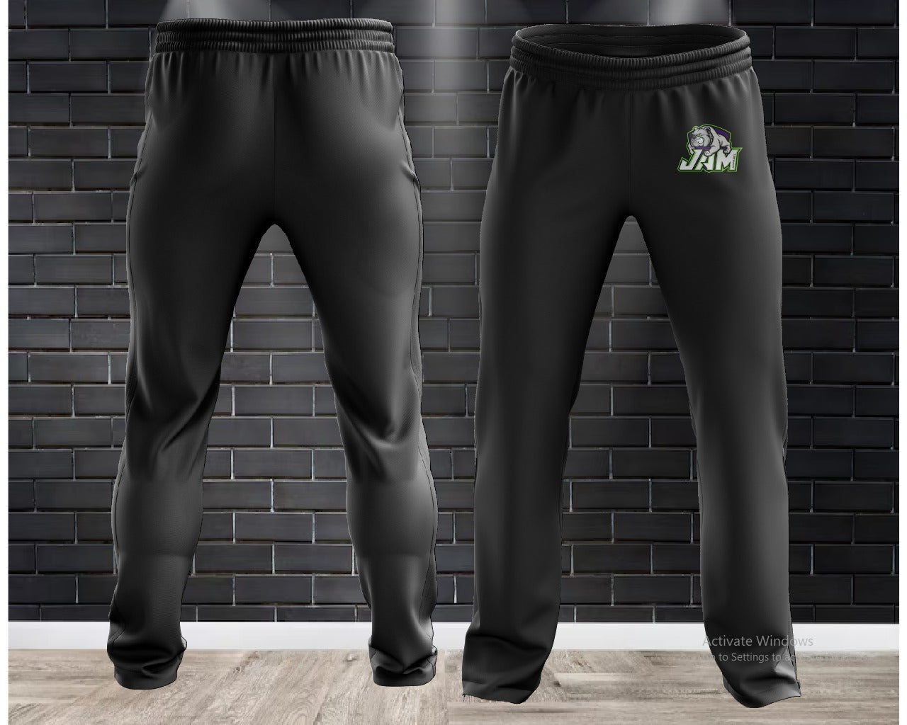 JAM Performance Fleece Lined Sweatpants - The Hulk Logo