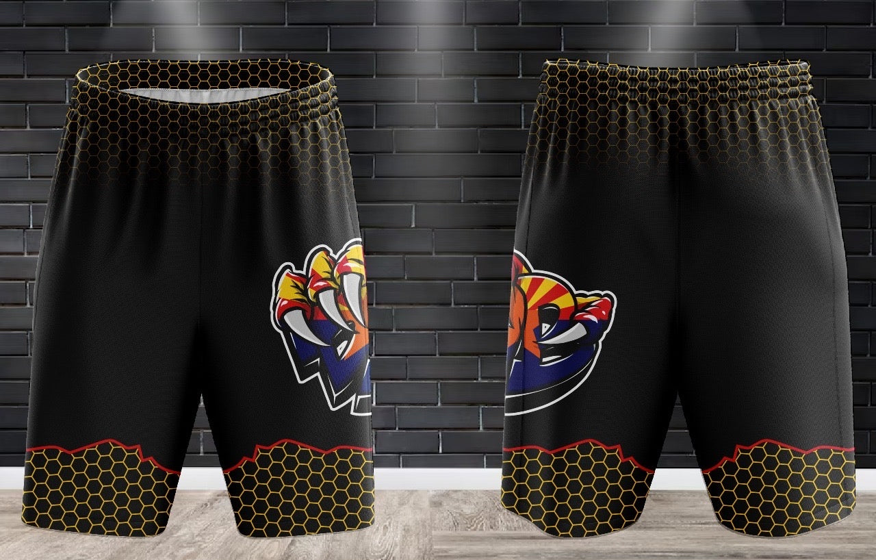 Draggin Bags Arizona Draggin Claw Performance Shorts - Black
