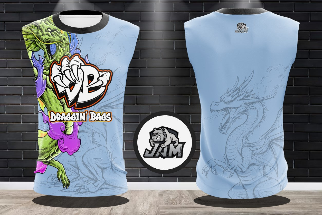(NEW)Draggin Bags Summer Vibes Performance Drifit Jersey and Sleeveless Jersey - 4 Available Colorways