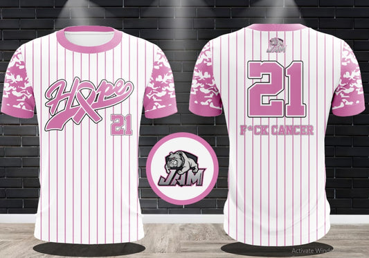 F*CK Cancer Hope - Breast Cancer Jersey