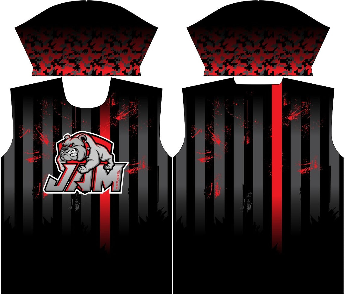 JAM - Salute to Service Red Line Design for Firefighters