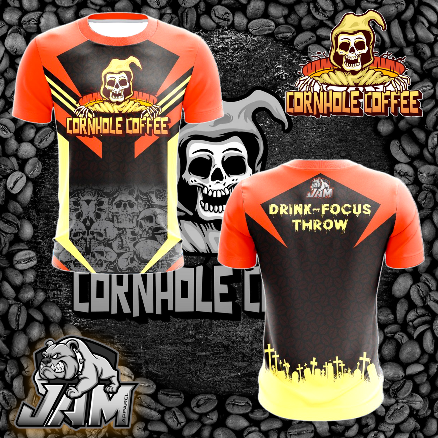 Cornhole Coffee Brown Jersey