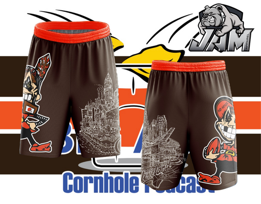 Big Asp Elf Brown Performance Drifit Shorts