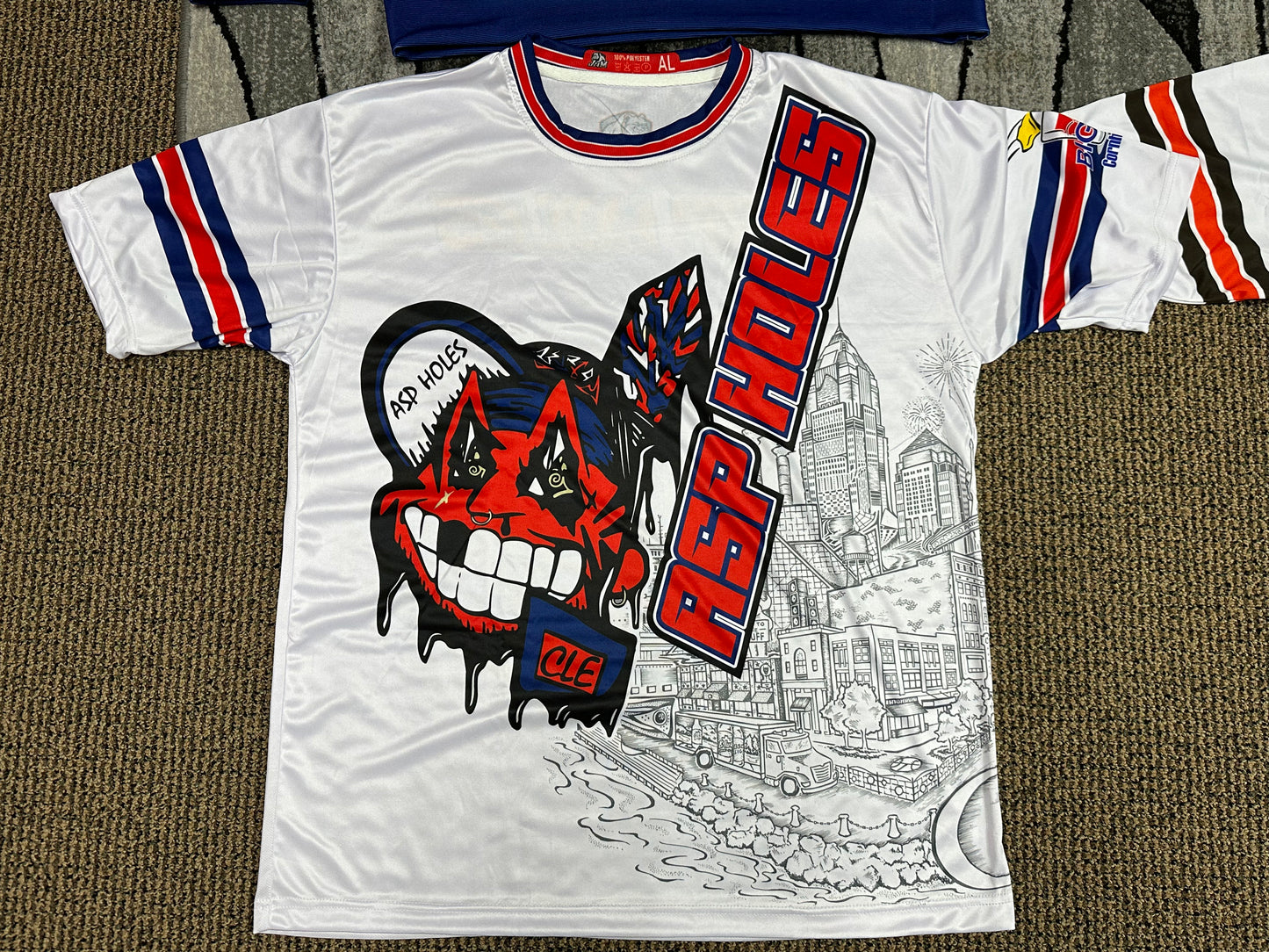 Big Asp Wahoo - CLE Skyline Design Short Sleeve