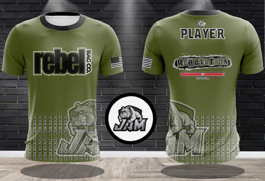 (NEW)Rebel Bag Co. JAM Rebel Rebelution Performance Jersey