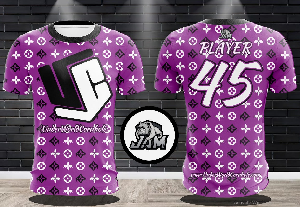 Underworld Cornhole Drippy Edition Jersey - Purple Base