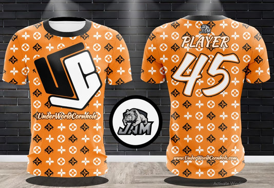 Underworld Cornhole Drippy Edition Jersey - Orange Base