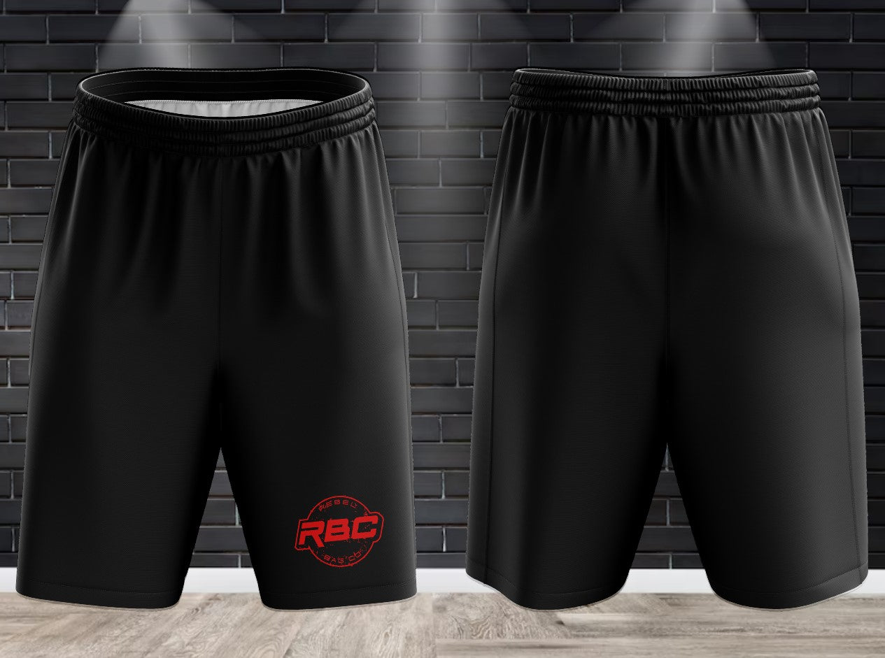 (NEW)Rebel Bag Co. Performance Interlock Drifit Shorts - Various Logo Color-ways