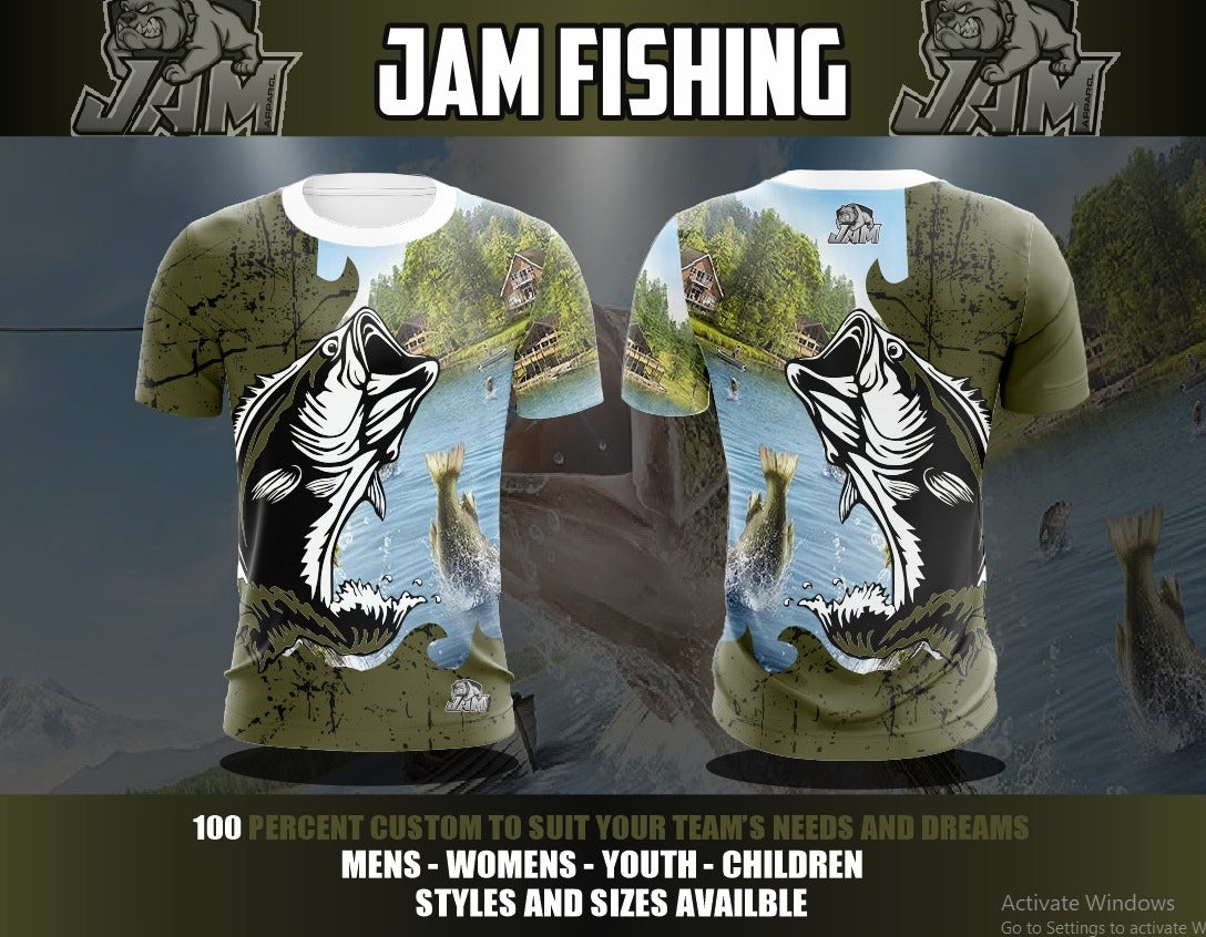(NEW)JAM Fishing - Green Jersey