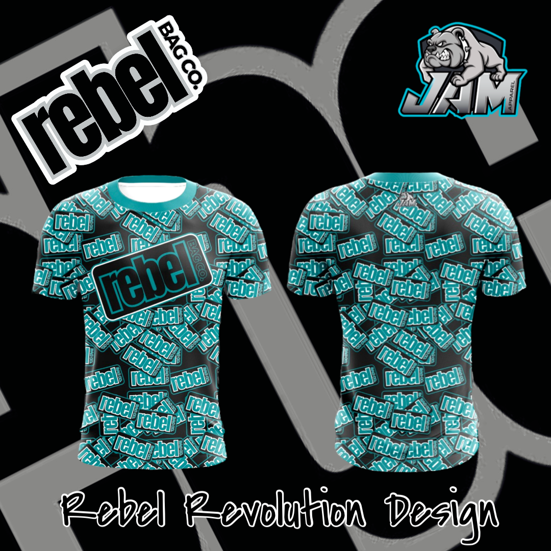 (NEW) Rebel Bag Co. Rebel Revolution Jersey - Pink/Teal/Red Colorways