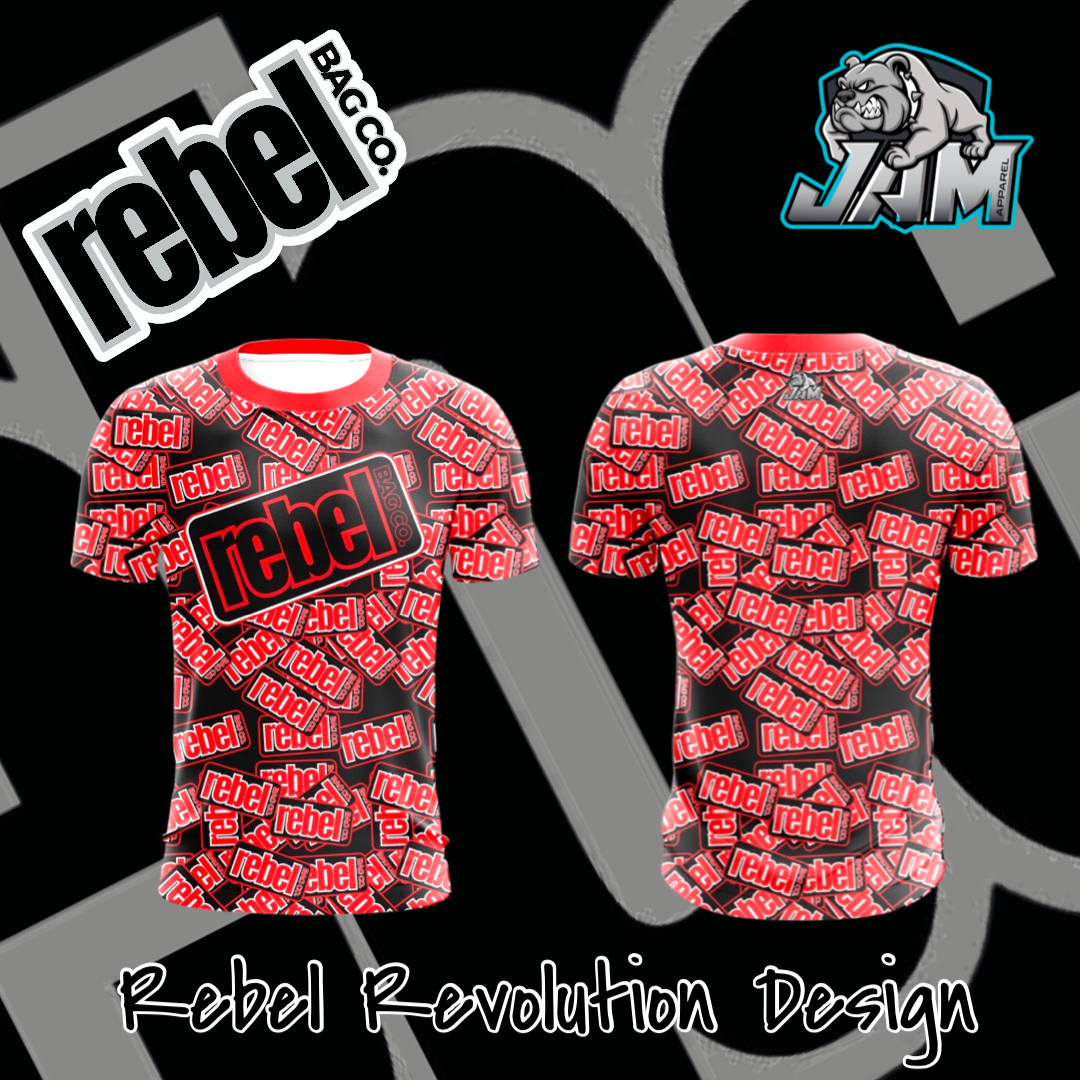 (NEW) Rebel Bag Co. Rebel Revolution Jersey - Pink/Teal/Red Colorways