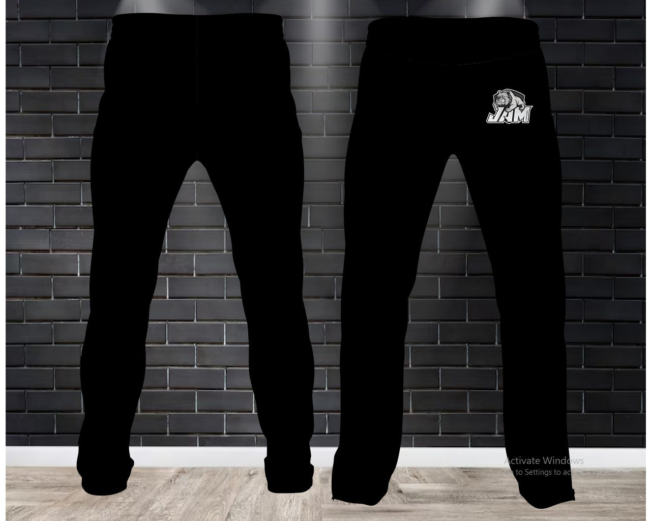 JAM Performance Fleece Lined Sweatpants - Blackout Logo