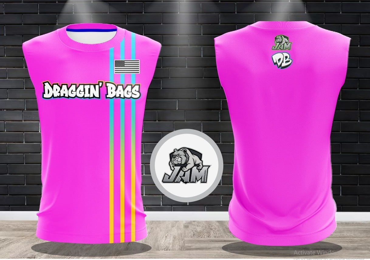 (NEW)Draggin Bags 2024 Clean - Pink Jersey or Cutoff