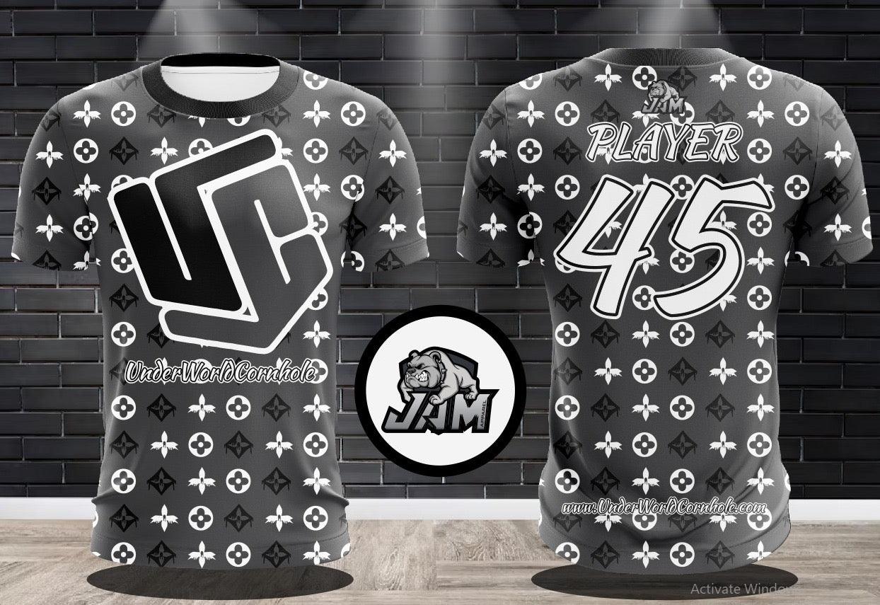 Underworld Cornhole Drippy Edition Jersey - Charcoal Base