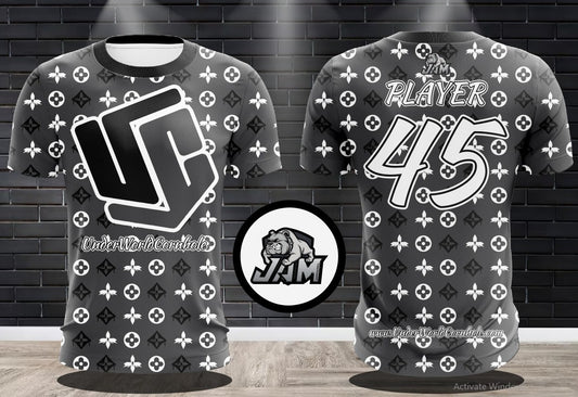 (NEW)Underworld Cornhole Drippy Edition Jersey - Charcoal Base