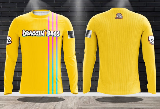 Draggin Bags 2024 Clean Edition Long Sleeve Jersey - Yellow