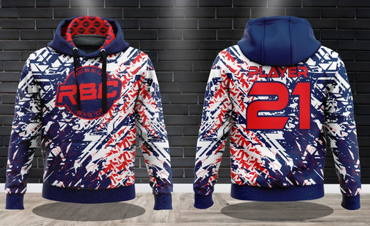 (NEW)Rebel Bag Co. Perfect Symmetry Performance Hooded Sweatshirt - America Edition