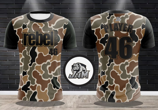 (NEW)Rebel Bag Co. Rebel Army Duck Camo Jersey
