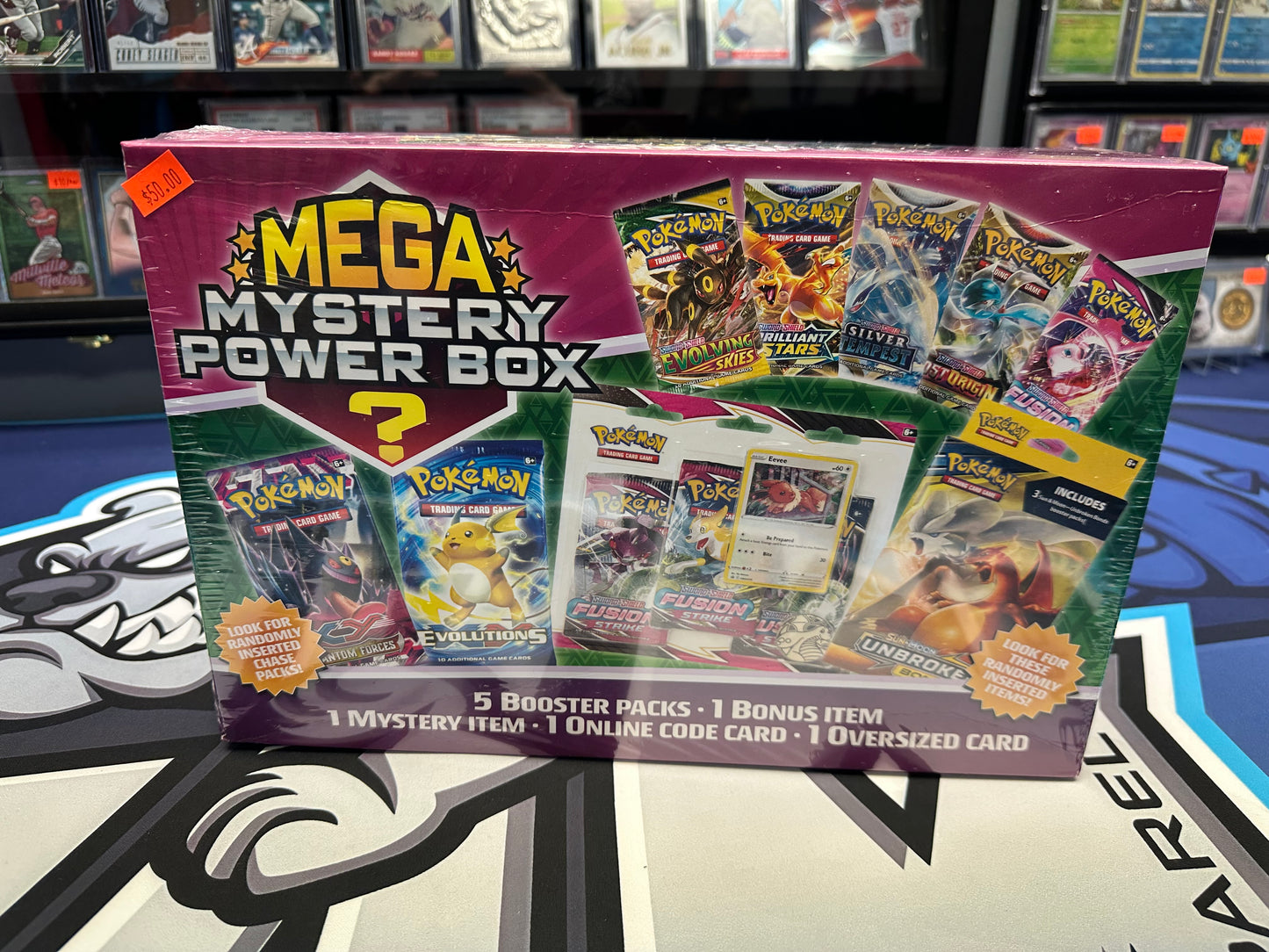 2024 Winter POKEMON MEGA MYSTERY POWER BOX, MJ HOLDING, NEW / SEALED