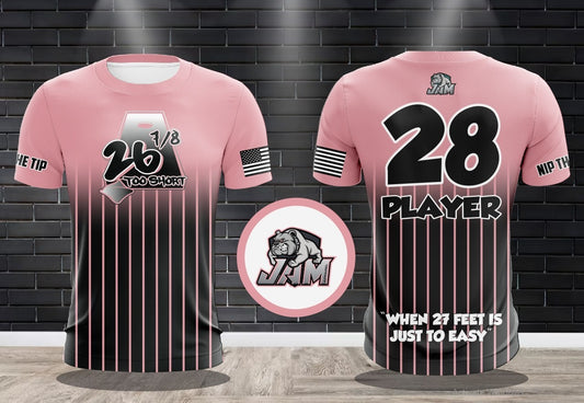 (NEW)26 7/8 Too Short Jersey - Pinky Colorway