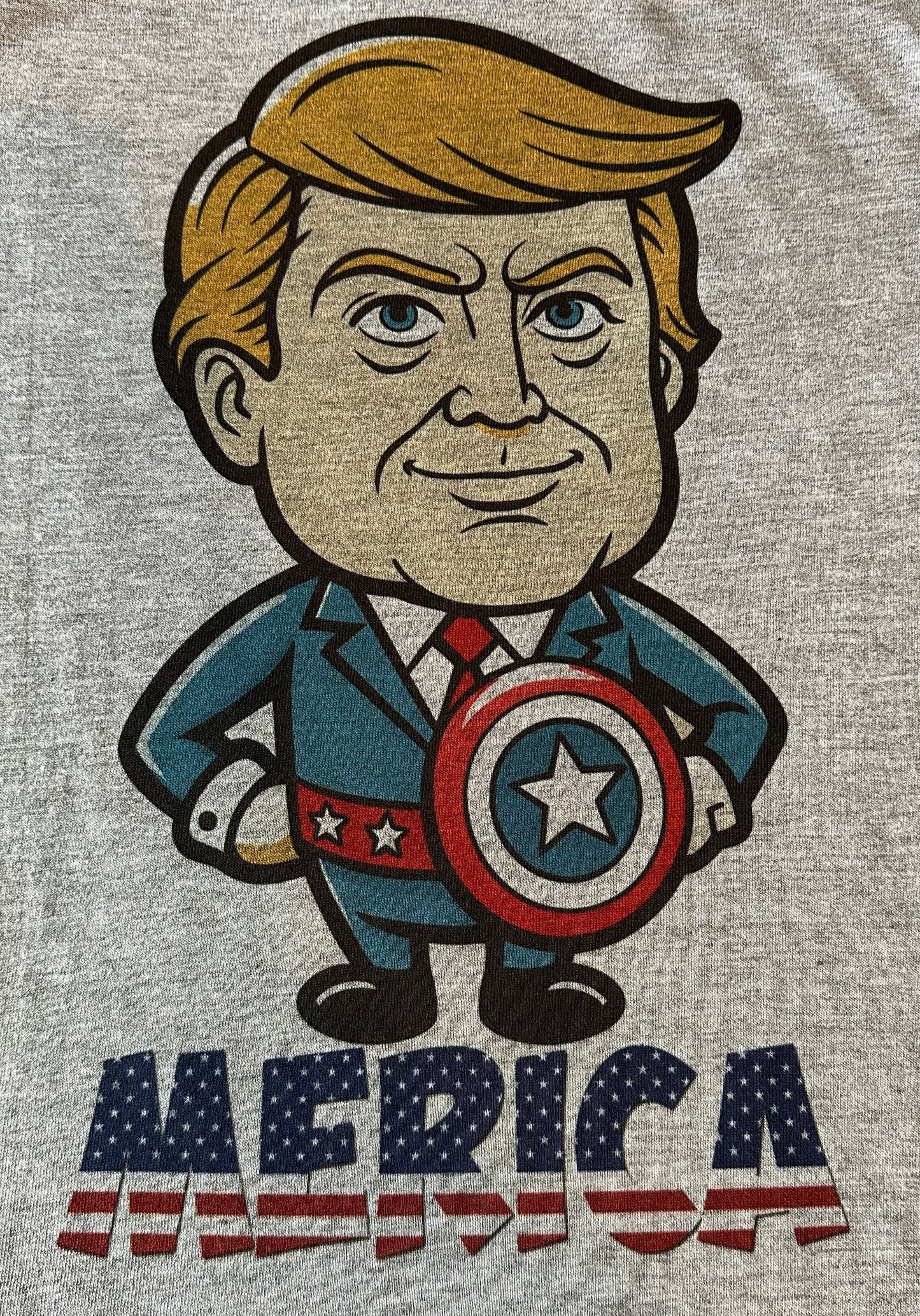 (NEW)Trump Captain Merica Soft Tee