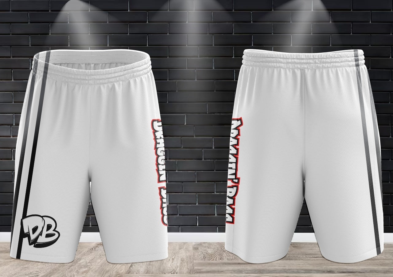 (NEW)Draggin Bags 2024 Clean Edition Performance Shorts - White