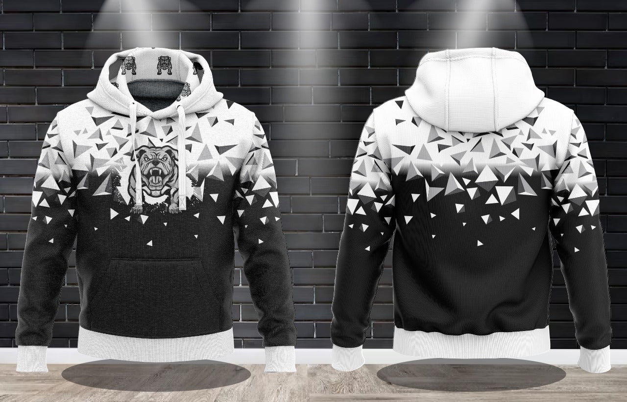 (NEW)JAM Macho Man Breakthrough - Grey/Black Performance Hooded Sweatshirt