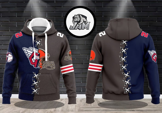 (NEW)Cleveland The Land Hoodie - Guardians/Browns