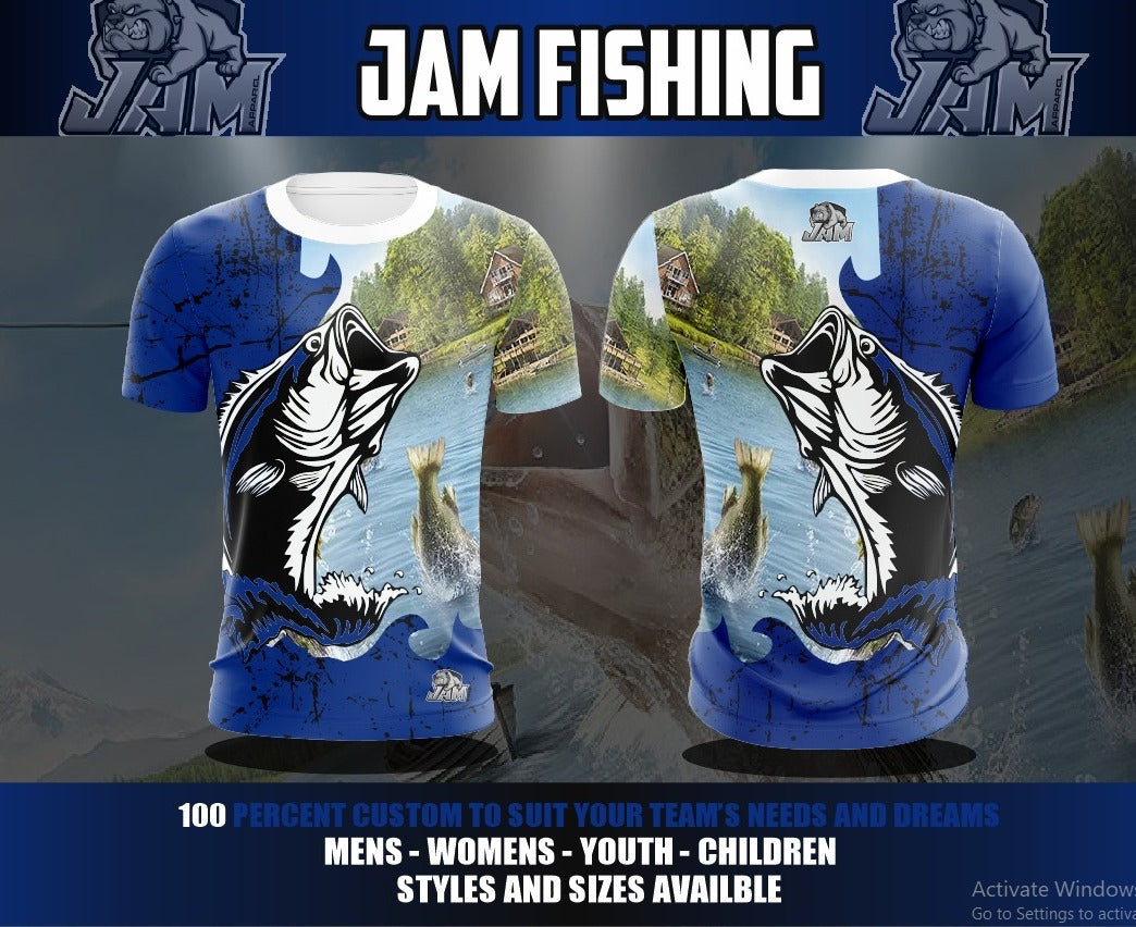 (NEW)JAM Fishing - Blue Jersey