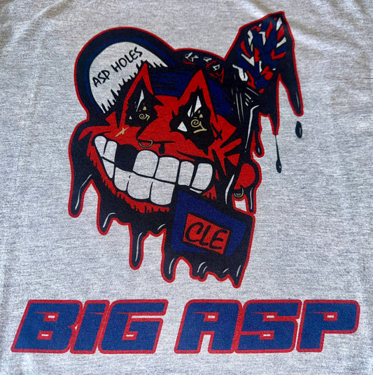 (NEW)Big Asp Podcast Wahoo Soft Tee - Grey